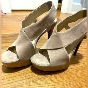 Diane Von Furstenburg Suede Heels - Size 6